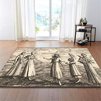 Modern Rugs, Living Room Carpet Bedroom Coffee Polyester Carpets, Minimalist Chinese Style Rug