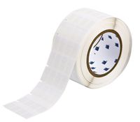 Brady THT-113-427-5 0.5" Width x 1" Height, B-427 Self-Laminating Vinyl, Matte Finish White/Translucent Thermal Transfer Printable Label (5000 per Roll)