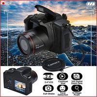 Buttoncotton HD SLR Camera Telephoto Digital Camera 16X Zoom AV Interface Digital Cameras