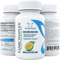 Garciniplex Garcinia Cambogia Extract Pure 1600mg :: (120 Capsules) :: Professional Grade, Super-Strength Formula with 100% Pure HCA (Max Dose)