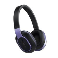 BT 460 Purple Wireless Touch Interface Headphones With Microphone