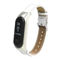 Staron Replacement Band for Xiaomi Mi Band 3 Bands, Replacement Wristband Band Strap+Metal Case Cover for Xiaomi Mi Band 3 Bracelet (E)