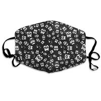 TDynasty Halloween Skull Unisex Mouth Mask Surgical Masks Can Be Washed Reusable for Outdoor Cycling