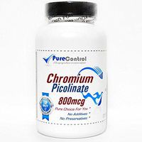 Chromium Picolinate 800mcg // 100 Capsules // Pure // by PureControl Supplements