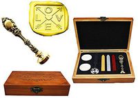 MNYR Vintage Love Cross Arrows Heart Luxury Wood Box Bronze Metal Peacock Wedding Invitations Gift Cards Paper Stationary Envelope Custom Logo Wax Seal Sealing Stamp Sticks Melting Spoon Gift Box Kit