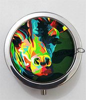 BlackKey Different Animals 3-Compartment Decorative Pocket Gift Box Case Organizer for Pill, Color 1 -1916