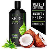 Green Brain Fuel - 100% Organic C8 MCT Oil - Fat Burning, Brain Boosting - Special for Keto and Paleo Diet - Non-GMO - Made in The USA - Extracted from 100% coconuts