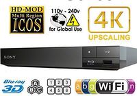 SONY BDP-S6500 2K/4K UPSCALING 2D/3D BUILT-IN WI-FI REGION FREE 0-8 AND ALL ZONE A,B,C BLURAY PLAYER WITH WORLDWIDE USE AND COME WITH FREE HDMI CABLE.