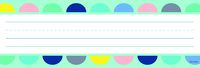 Creative Teaching Press Calm & Cool Half-Dots on Turquoise Name Plates, CTP 8599