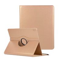iPad Pro 11 Stand Case, YiMiky 360 Degrees Rotating Tablet Cover Lightweight Slim Fit PU Leather Case with Stand Feature Multi Angle viewing Case Cover for iPad Pro 11 inch 2018 Release - Gold