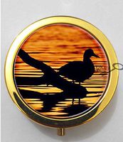 BlackKey Animal Duck 3-Compartment Decorative Pocket Gift Box Case Organizer for Pill, Color 2 -1802