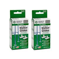 Penco Medical Universal Walker Glides - Silver Gray 2 Pairs