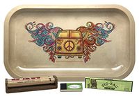 Zig Zag Organic Hemp King Size, RAW 110mm Roller and Quintessential Organic Hemp Tips with Rolling Paper Depot Rolling Tray (Hippie Van) - 4 Item Bundle