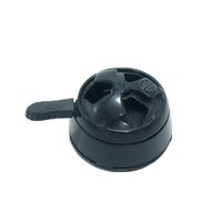 2019 Hookah Accessories New Design Black Hookah Lotus Shisha Head Charcoal Holder