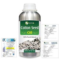 Cotton Seed (Gossypium herbaceum) Natural Oil 2000ml/67.6 fl. oz. Express Shipping