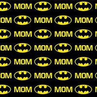 GRAPHICS & MORE Batman Bat Mom Shield Logo Premium Roll Gift Wrap Wrapping Paper
