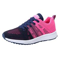 Women Sports Shoes, Neartime Fashion Running Lightweight Gym Sneakers Casual Shallow Mesh Yoga Lace-Up Sports Shoes