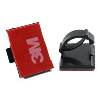 iSaddle Genuine 3M Adhesive Cable Clips Clamps Car Wire Tie Mount Drop Wire Holder for Car/Office/Home (20PCS)