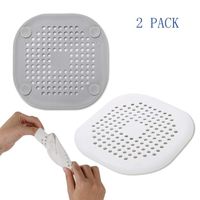 2 Pcs Silicone Kitchen Sink Strainer, Filter for Kitchen Bathroom Tub, Kitchen Shower Drain Cover Hair Catcher 2019