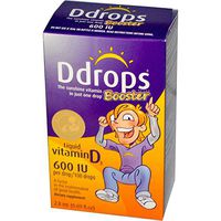 Ddrops Vitamin D3 Drops 600 IU - 180 Drops - .09 oz by Ddrops
