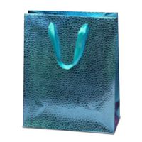 12ea - 10-1/4x4-3/4x12-5/8 Blue Levant Metallic Eurot | Width: 10 1/4" Gusset - 4 3/4"