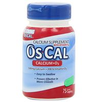 Os-Cal 500+D Caplets 75 Caplets (Pack of 6)