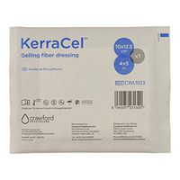 KerraCel 4"x 5" Gelling Fiber Wound Dressing (CWL1033) - Absorbs and Isolates Wound Drainage and Bacteria, Micro-Contours to The Wound Bed, Maintains Healthy Moisture Levels (1 Each)