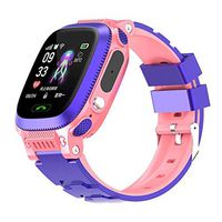 Kids Waterproof Smartwatch with GPS Tracker,IP67 Water-Resistant Smartwatches Phone,with AGPS/LBS Locator SOS Camera Voice Chat Games for Back to School Children Boys Christmas Girls (Color : Pink)