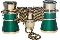 LaScala Optics Aida Opera Glasses Finish: Green/Gold