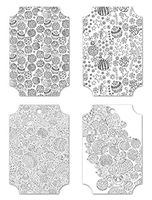 Color Create your Own Gift Tag Set of 24 Pieces 4 Designs Festive Ornaments