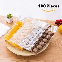 FishMM Disposable Ice Cube Bag, Keep Food Fresh Outdoors, Convenient and Healthy, Easy Release, No Spill Ice Cube, Stackable, Compact, Odor Free Ice Cube