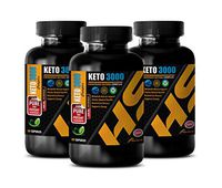 Weight Loss Natural Supplements - Keto 3000MG Complex - Fast and Easy Weight Loss - Pure and Natural - Keto Fuel - 3 Bottles (180 Capsules)