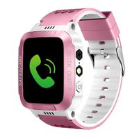 Buybuybuy Smart Watch for Kids,Y21S Smartwatches for Girls Boys Phone Watch Camera SOS Alarm Clock, Safety Dual Positioning Child Phone Watch for kids Birthday Great Gifts (Pink)