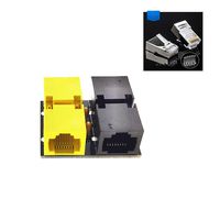 Mini Throwing Star LAN Tap 1.5 Network Packet with RJ45 Connector Capture Mod 100% Replica Monitoring Ethernet Break Haker Tool