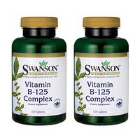 Swanson Vitamin B-125 Complex 100 Tabs (2 Pack)