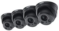 4-Pack of Lorex 8MP 4K IP Motorized Varifocal Zoom Audio Dome/Turret Security Camera LNE8974BW, 250ft IR Night Vision, 4x Zoom