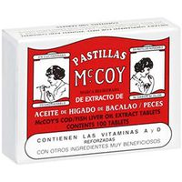 Pastillas McCoy Cod/Fish Liver Oil Extract Tablets 100 ea
