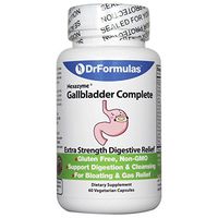 Gallbladder Formula by DrFormulas | Complete to Support Cleanse & Digestion, Supplements Contain Digestive Enzymes Amylase, Protease, Lipase, Lactase, Cellulase, Bromelain 60 Capsules