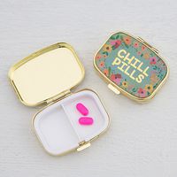 Natural Life Pill Case/Vitamins Organizer Pill Box-Chill Pills