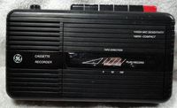 GE Compact Cassette Recorder 3-5301S (Black)
