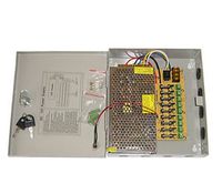 BW 9CH Output 12 V DC CCTV Distributed Power Supply Box for Security Camera with Lock - White