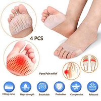 Ball of Foot Cushions-Metatarsal Pads Mortons Neuroma Pads Metatarsal Pads for Men Ball of Foot for Foot Pain Relief-Metatarsal Pads for Women Foot Pain Forefoot pad Gel Forefoot cushionrelief-4pcs