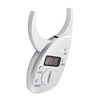 TEKCOPLUS Portable Skin Fat Caliper Tester mm inch LCD Screen Athletic Women/Men Body Tools Monitoring Kit