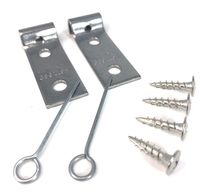 E.H.C Sofa Zig Zag Spring Repair Kit (2 Brackets) Includes All Hardware