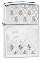 Zippo 85th Anniversary Pocket Lighter, High Polish Chrome
