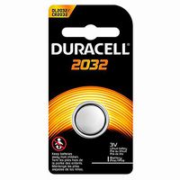 Duracell Duralock DL 2032 225mAh 3V Lithium Coin Cell Battery [Set of 6] or Sold as 6/BX