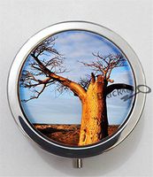 BlackKey Tree Top Branches 3-Compartment Decorative Pocket Gift Box Case Organizer for Pill, Color 1 -1938