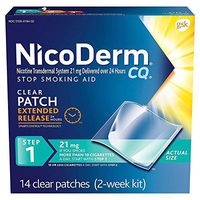 Nicoderm Cq Clear Patch Size 14ct Nicoderm Cq Clear Patch 14ct