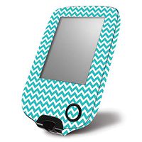 MightySkins Skin Compatible with Abbott Freestyle Libre - Turquoise Chevron | Protective, Durable, and Unique Vinyl Decal wrap Cover | Easy to Apply, Remove, and Change Styles | Made in The USA