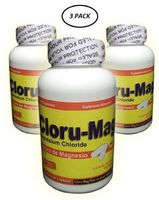 Cloru-Mag Plus - 3 Pack - Magnesium Chloride Tablets (Cloruro De Magnesio)